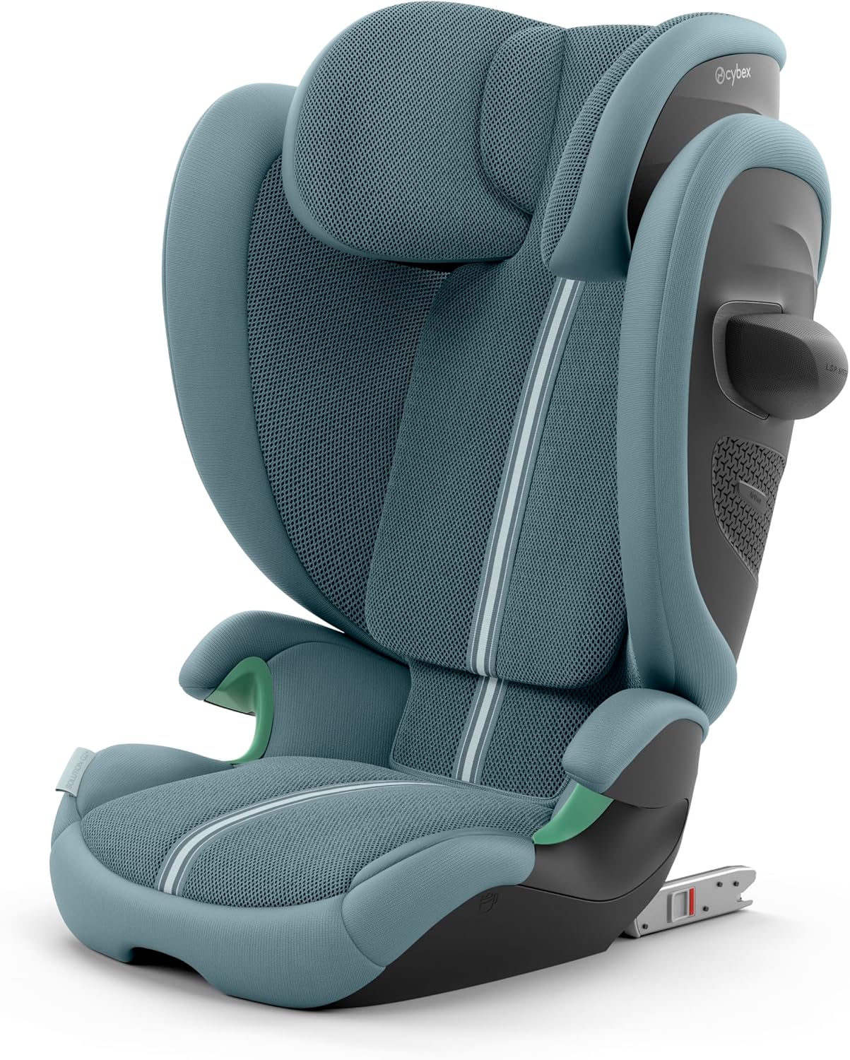 CYBEX Gold child car seat Solution G2 Plus, For ages. 3 to 12 years (100 - 150 cm), Max. 50 kg, For cars with and without ISOFIX, Stormy Blue (Blue)