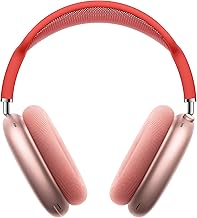 Apple AirPods Max Wireless Over-Ear Headphones, Active Noise Cancelling, Transparency Mode, Personalized Spatial Audio, Dolby Atmos, Bluetooth Headphones for iPhone – Pink
