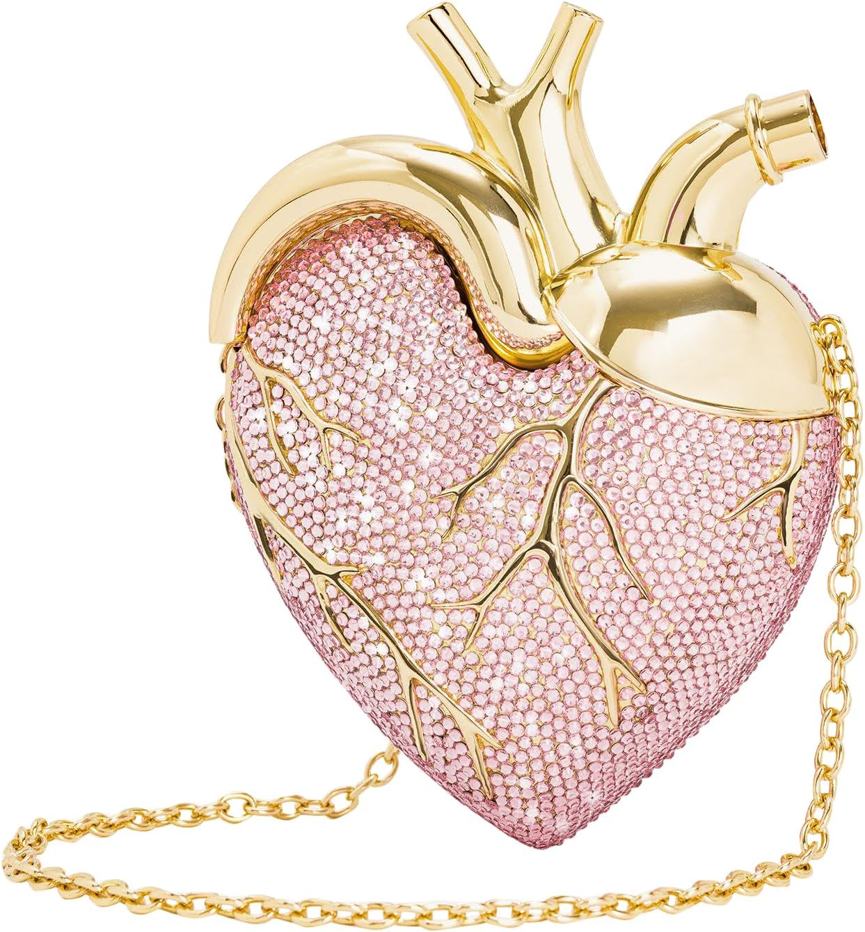 JW PEI Women's Maren Artificial Crystal Heart Shaped Bag