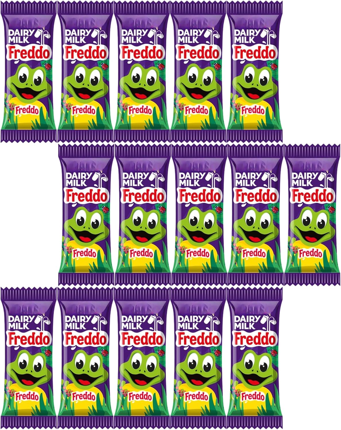 Chocolate Bars Multipack - Dairy Milk Freddo Frog Chocolate 18g x 15