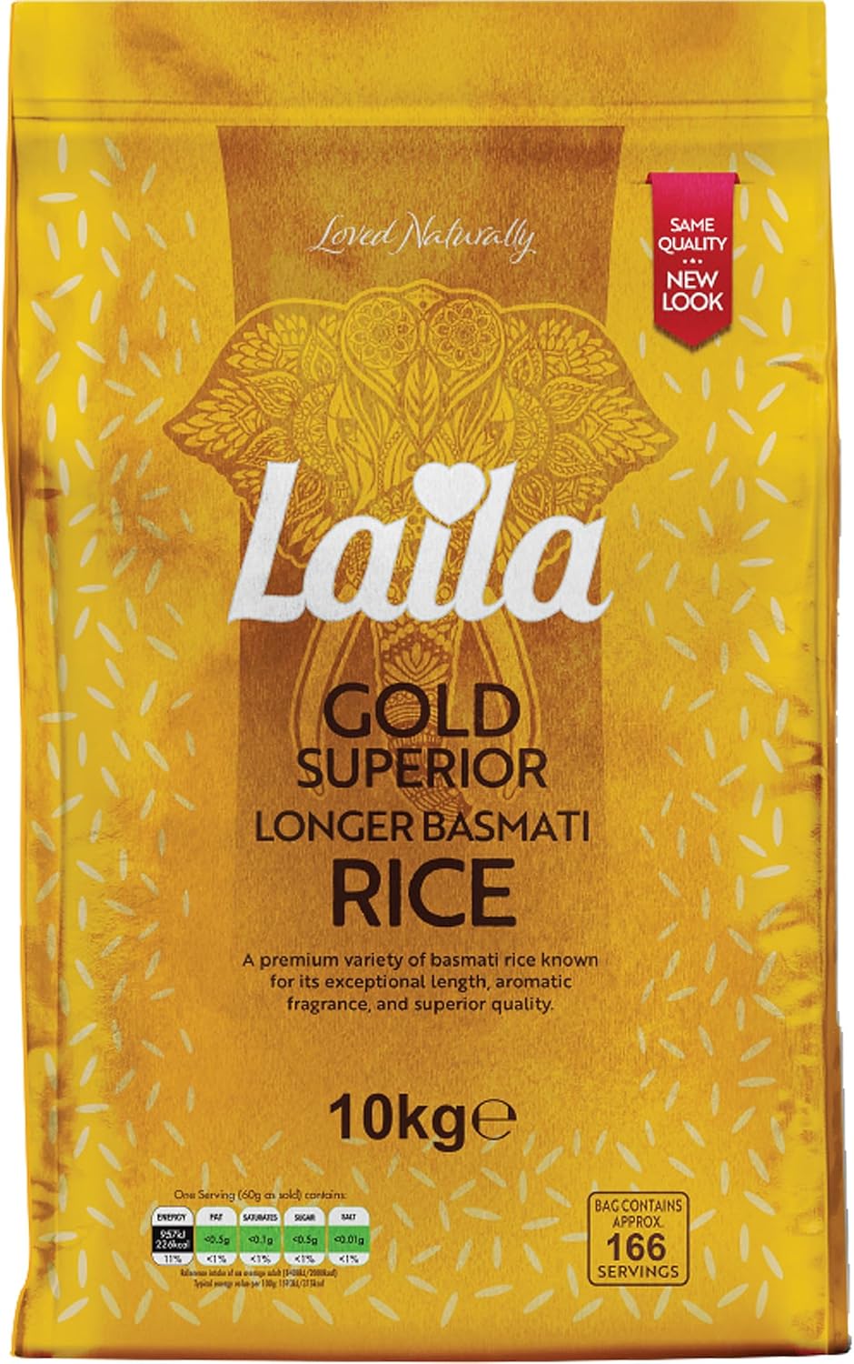 Laila Longer Basmati Rice, 10Kg
