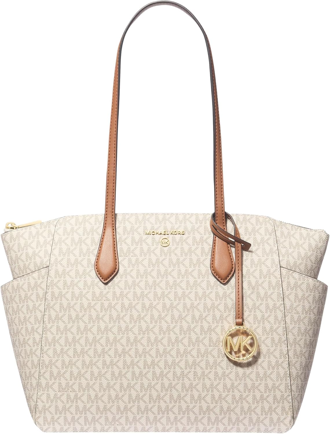 Michael Kors Marilyn Medium Top-Zip Tote Bag