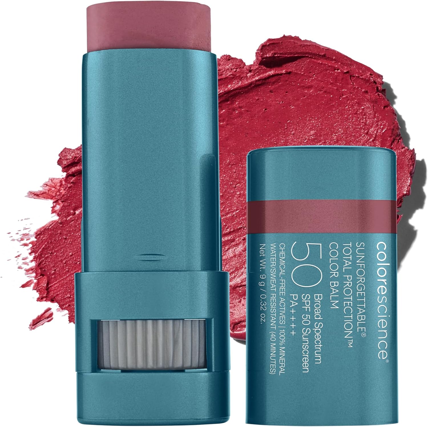Colorescience Sunforgettable Total Protection Color Balm SPF 50 Mineral Wide Spectrum Buildable Lip and Cheek Colour