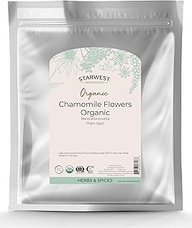 Starwest Botanicals Organic Chamomile Flower Whole (Egypt), 1 Pound