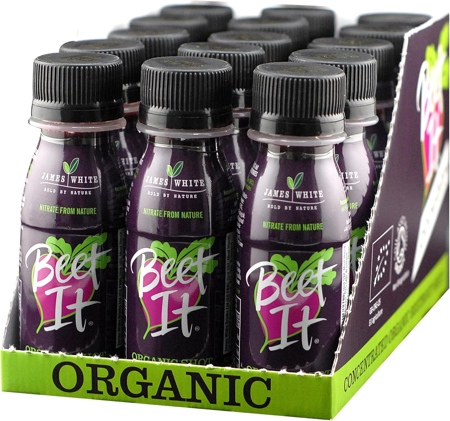 Beet It Organic Concentrated Beetroot Shot 300mg Nitrates (Pack of 15 x 70ml) Packing May Vary