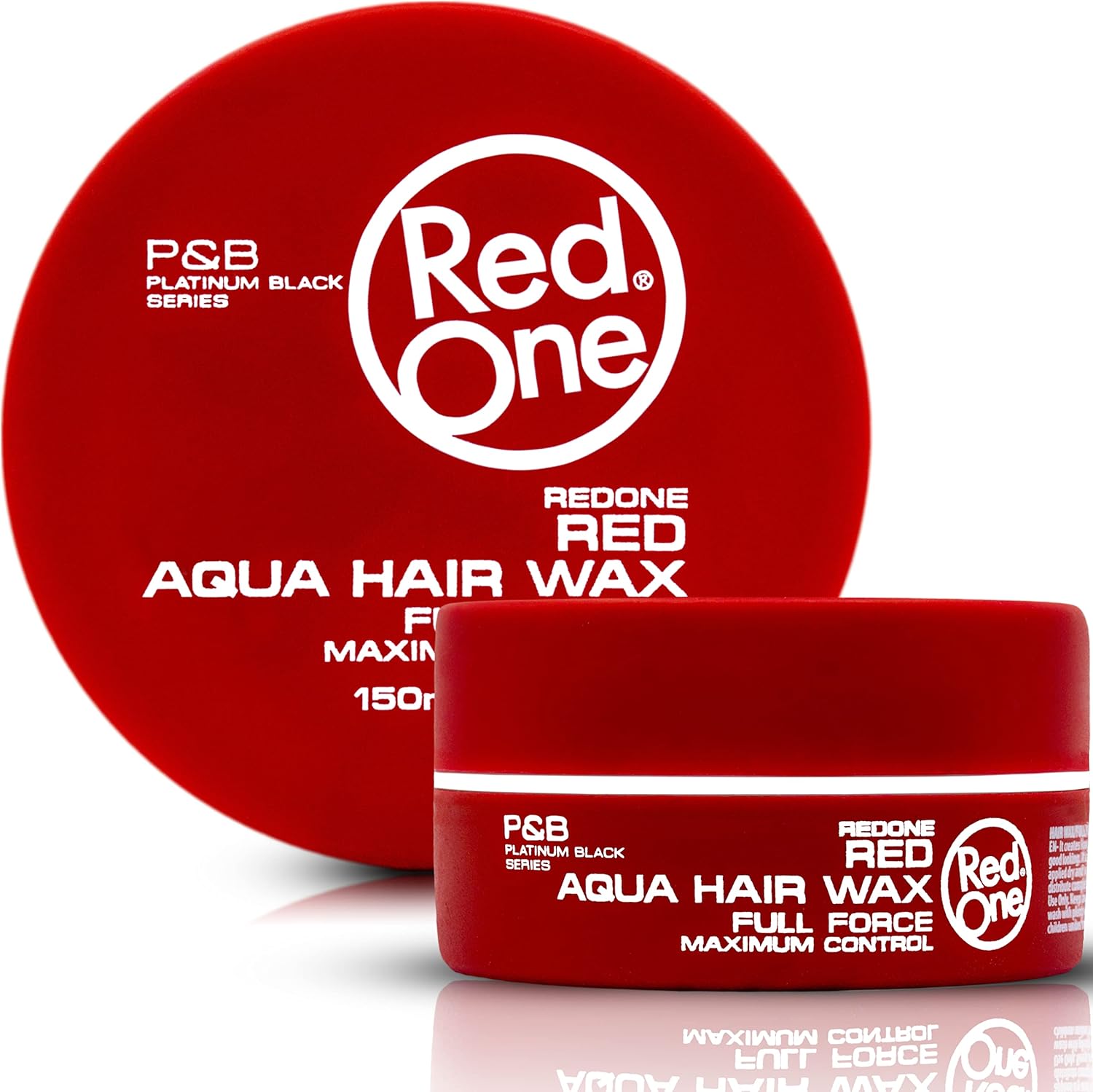 RedOne Hair Styling Wax Red 150 ml | Edge Control | Hair Gel Wax | Ultra Hold | Strawberry Scent | Men & Women Hair Wax | Maximum Control