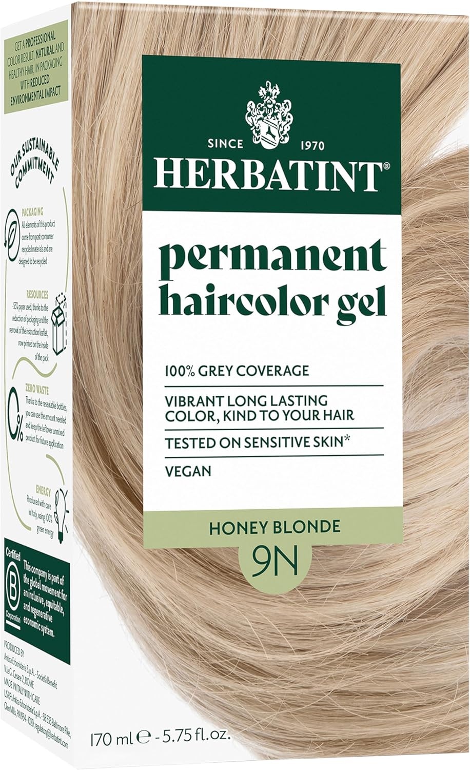 Herbatint 9N Honey Blonde 150ml