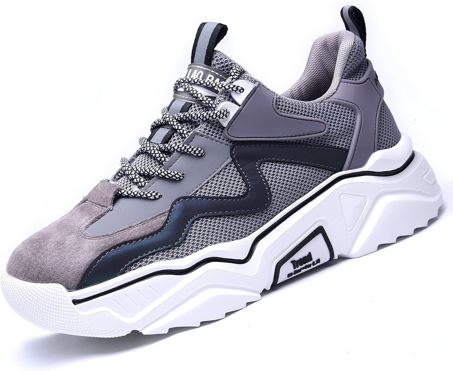 Annvia Safety Shoes for Women Steel Toe Cap Trainers Men Safety Trainers Breathable Anti-Smashing Puncture Proof Non Slip Ladies Work Shoes