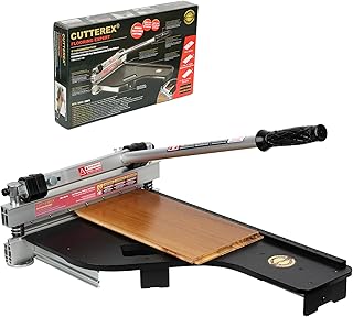 13" Professional Laminate Floor Cutter, Vinyl Floor Cutter, Multi-layer Flooring, Parquet, Fiber Cement Wall Panels, Rubber Concave Base, LVT, VCT, SPC, PVC, LVP, WPC, Rigid Core Vinyl Plank