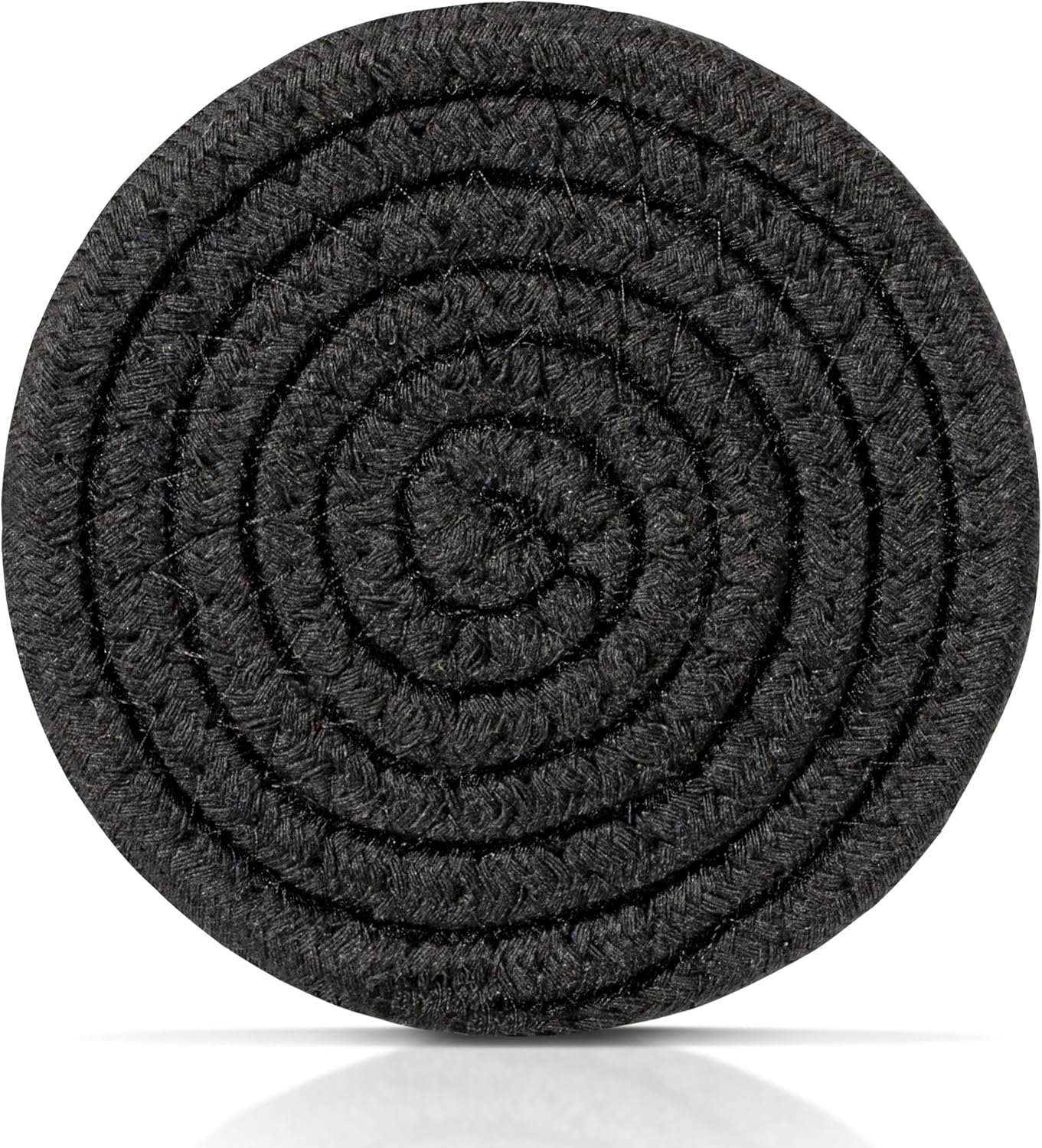 1 Pcs Black Drink Coasters, 4.3 inch