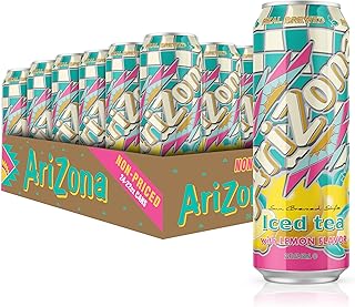 AriZona Lemon Tea - Big Can, 22 Fl Oz (Pack of 24)