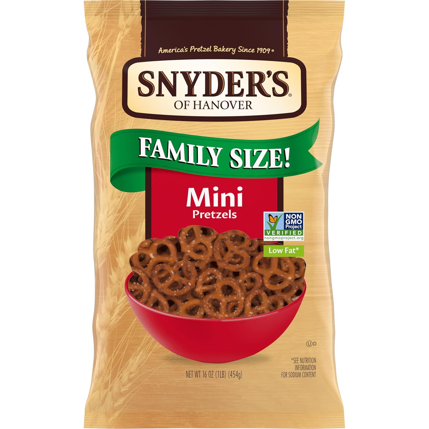 Snyder's of Hanover Mini Pretzels, 16 Oz Bag