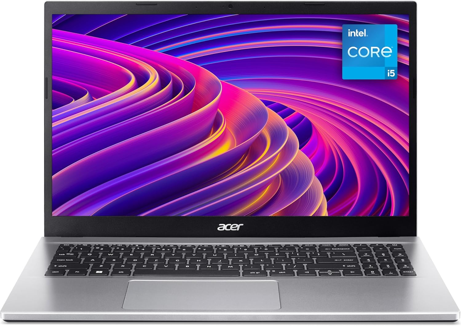 Acer Aspire 3 A315-59 Laptop - Intel Core i5-1235U, 8GB, 512GB SSD, Integrated Graphics, 15.6 Inch Full HD, Windows 11, Silver