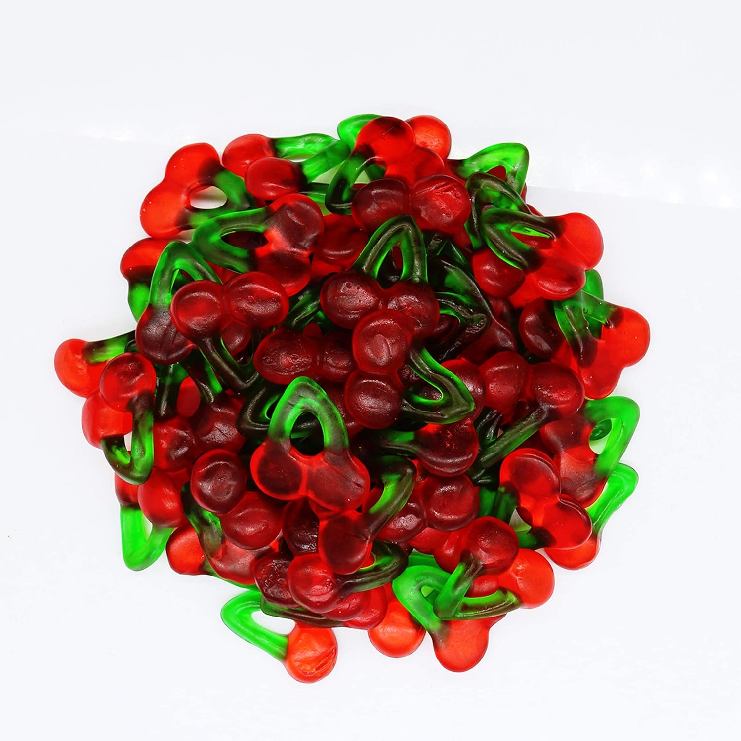 Smarty Stop Gummy Collections (Twin Cherry Red & Green, 5 Pound (Pack of 1))