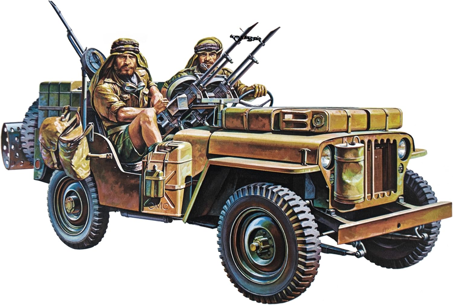 Tamiya British SAS Jeep - 1:35 Plastic Model Kit 35033