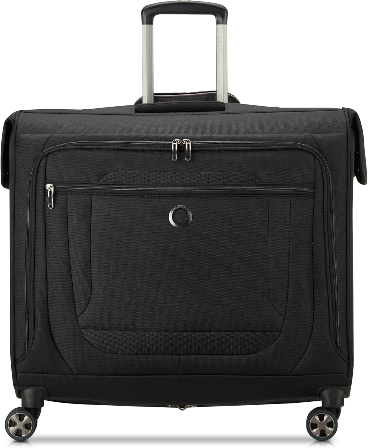 DELSEY PARIS Helium DLX Rolling Garment Bag with Spinner Wheels, Black