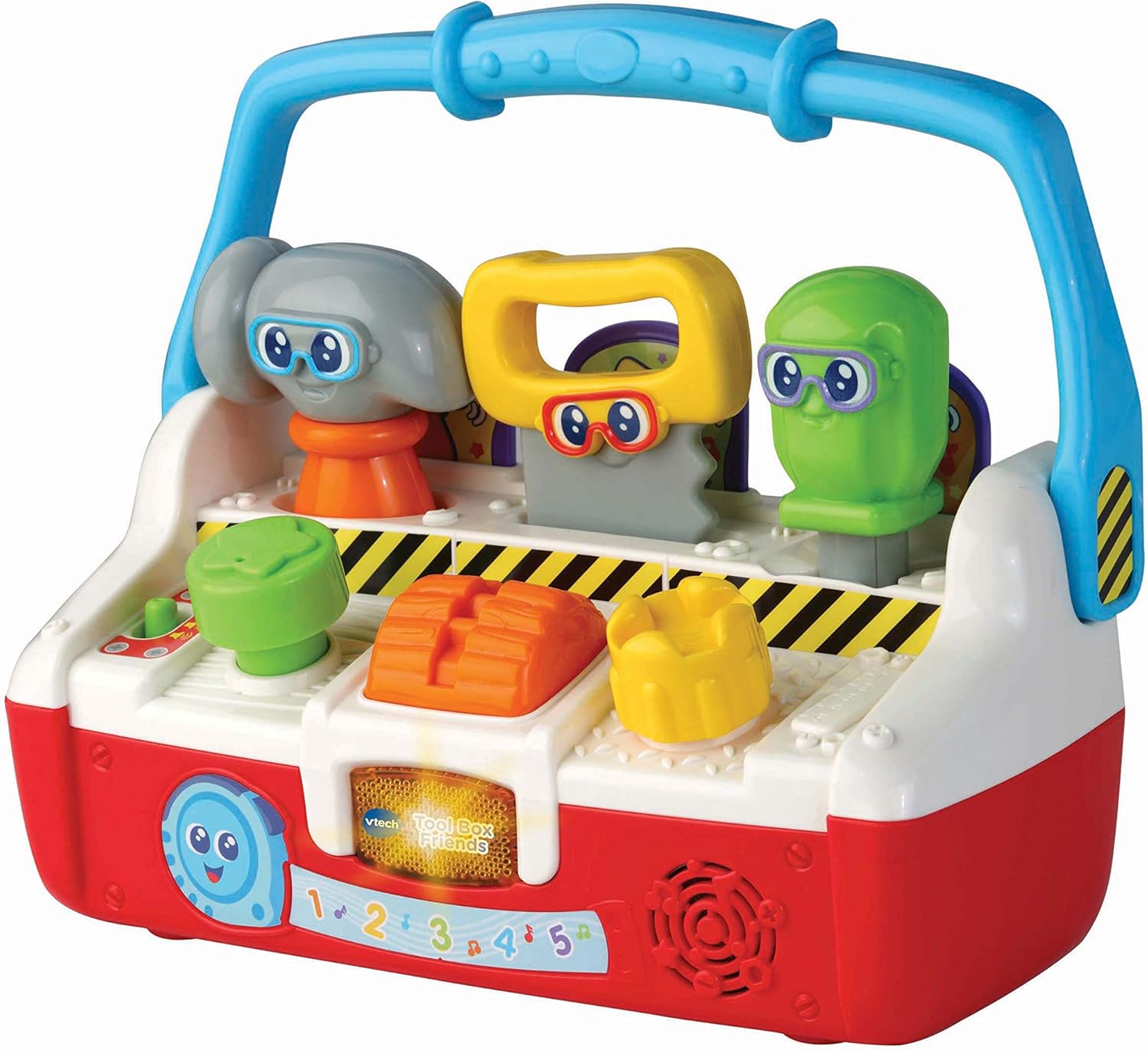 VTech Tool Box Friends Baby Musical Toy, Educational Toy with Music & Sounds, Electronic Preschool Toy Suitable for Boys & Girls for 12 Months, 2 & 3 Year Olds, Box size: 35 x 27.9 x 13.3cm