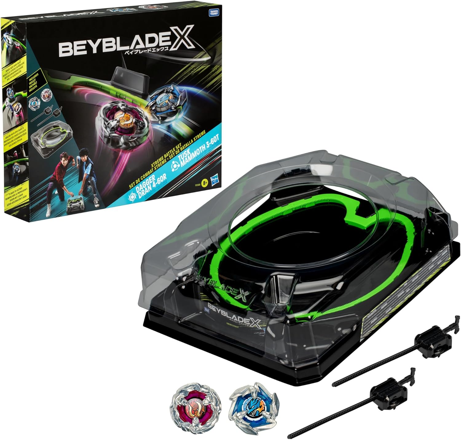 Beyblade X Xtreme Battle Set, Includes Beystadium, 2 Spinning Tops & Launchers, Spinning Toys for 8+ Year Old Kids, High-Speed Action & Epic Battles