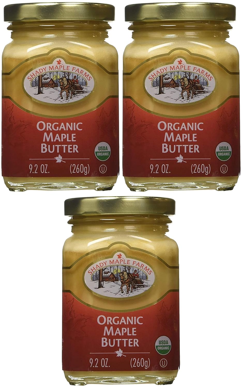 Shady Maple Farms Maple Butter, Og, 9.20-Ounce Pack of 3
