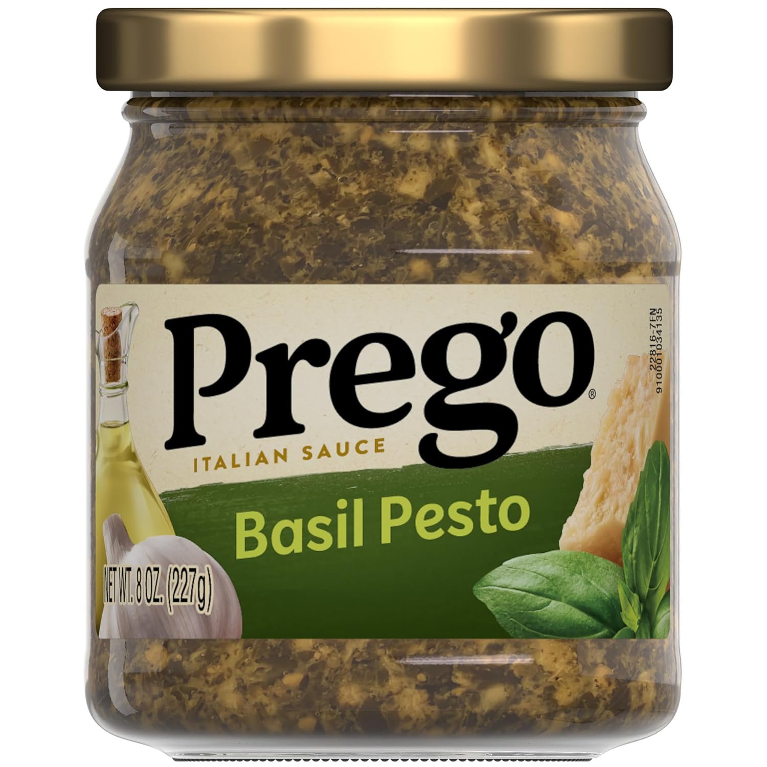 Prego Basil Pesto Sauce, 8 Oz Jar