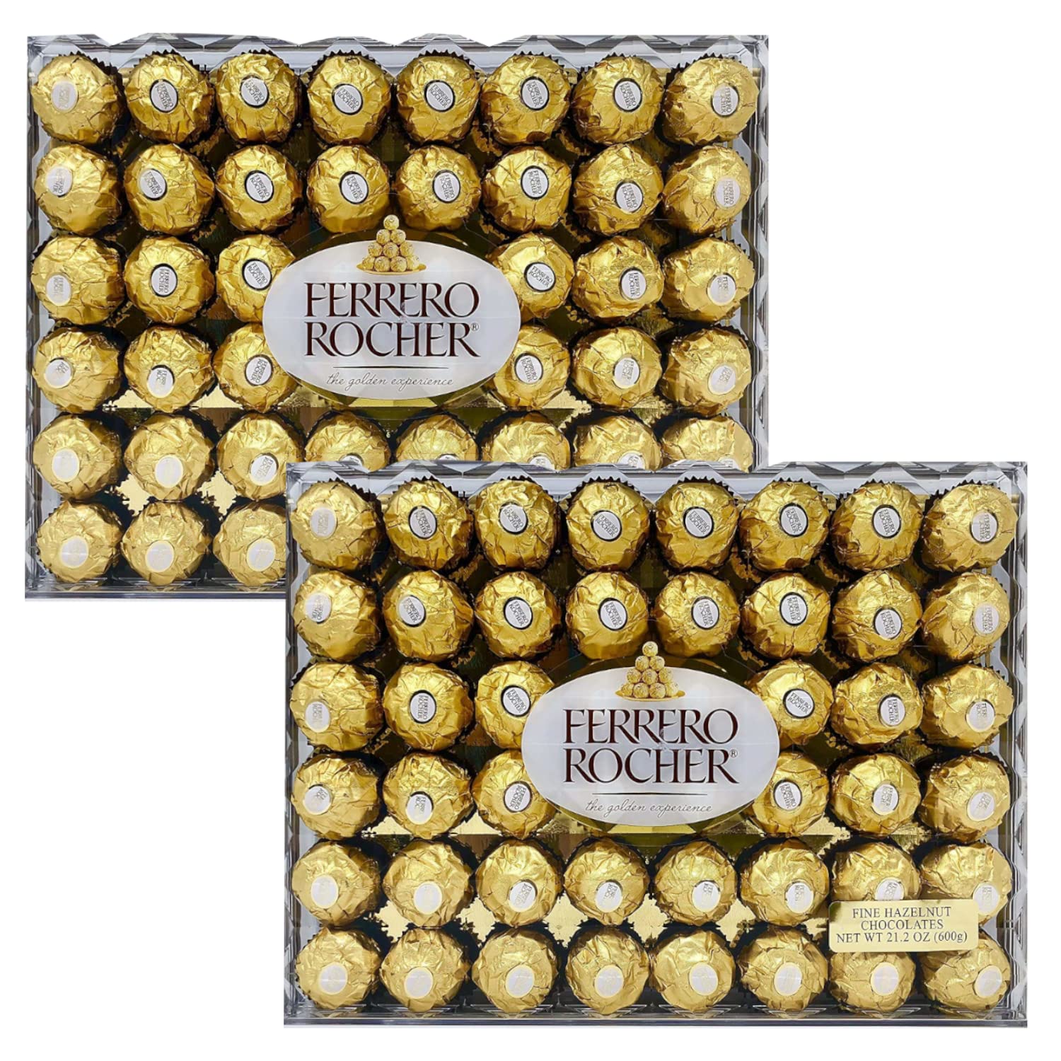 Ferrero Rocher, Diamond Halloween Value Pack - Fancy Looking, Good Taste, Great for Parties and Special Occasions - Delicious Creamy Hazelnut Filling - 2 Pack (48 ct Each), Total 96
