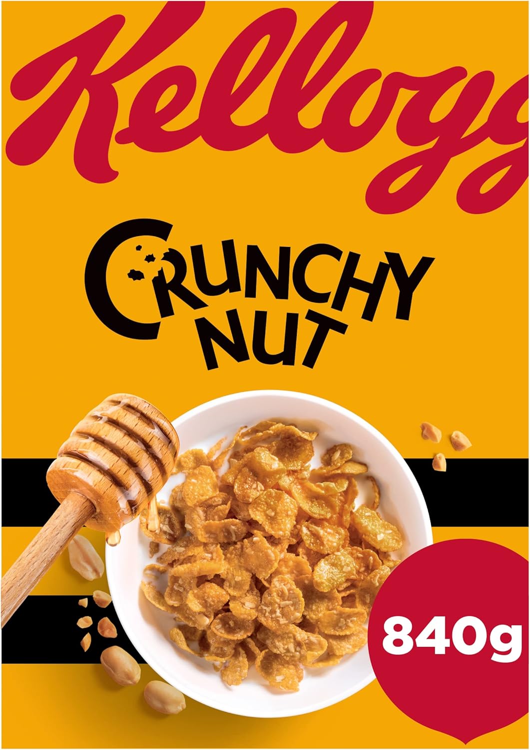 Kellogg's Crunchy Nut Breakfast Cereal Big Box, 840g