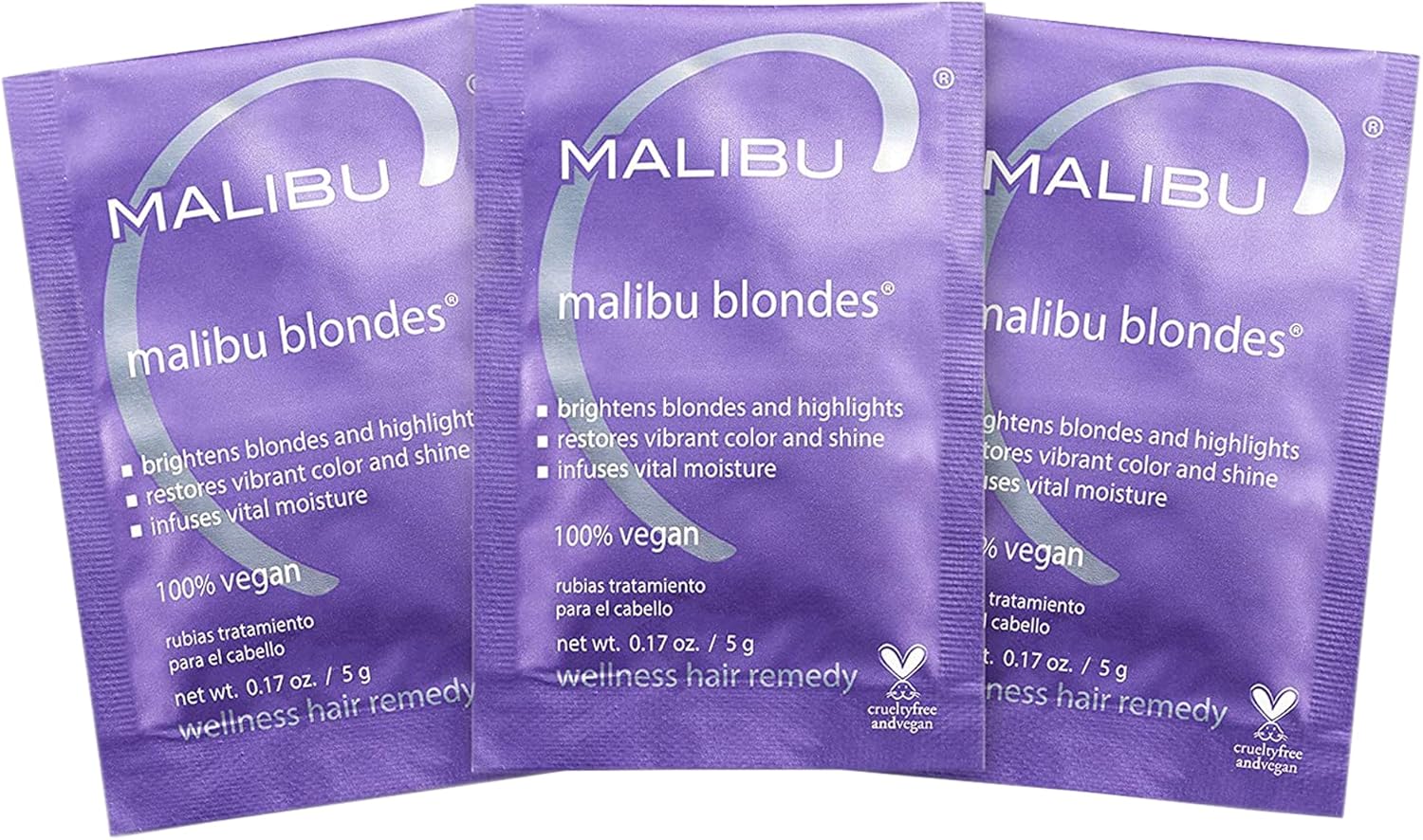 Malibu C Blondes Wellness Hair Remedy, 3 ct.