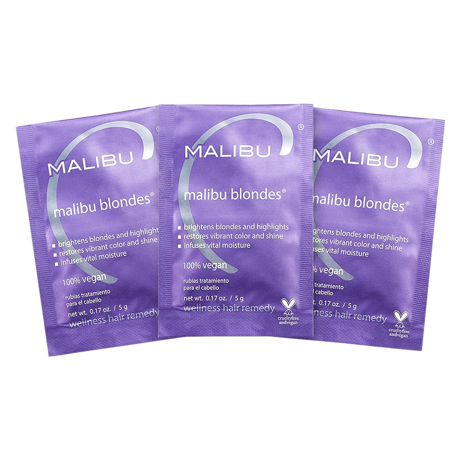 Malibu C Blondes Wellness Remedy - Removes Discoloration from Bleached, Highlighted or Natural Blonde Hair + Restores Vibrance and Shine with Vitamin C Complex