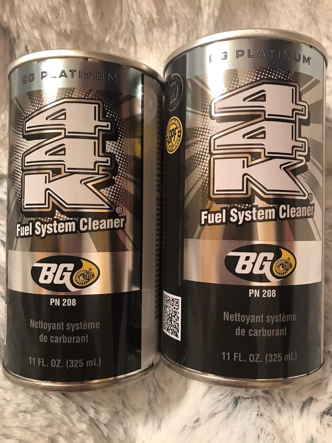 2 cans of New BG 44K Platinum