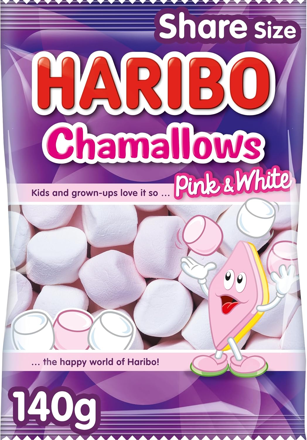 Haribo Chamallows Marshmallows 140g bag sweets