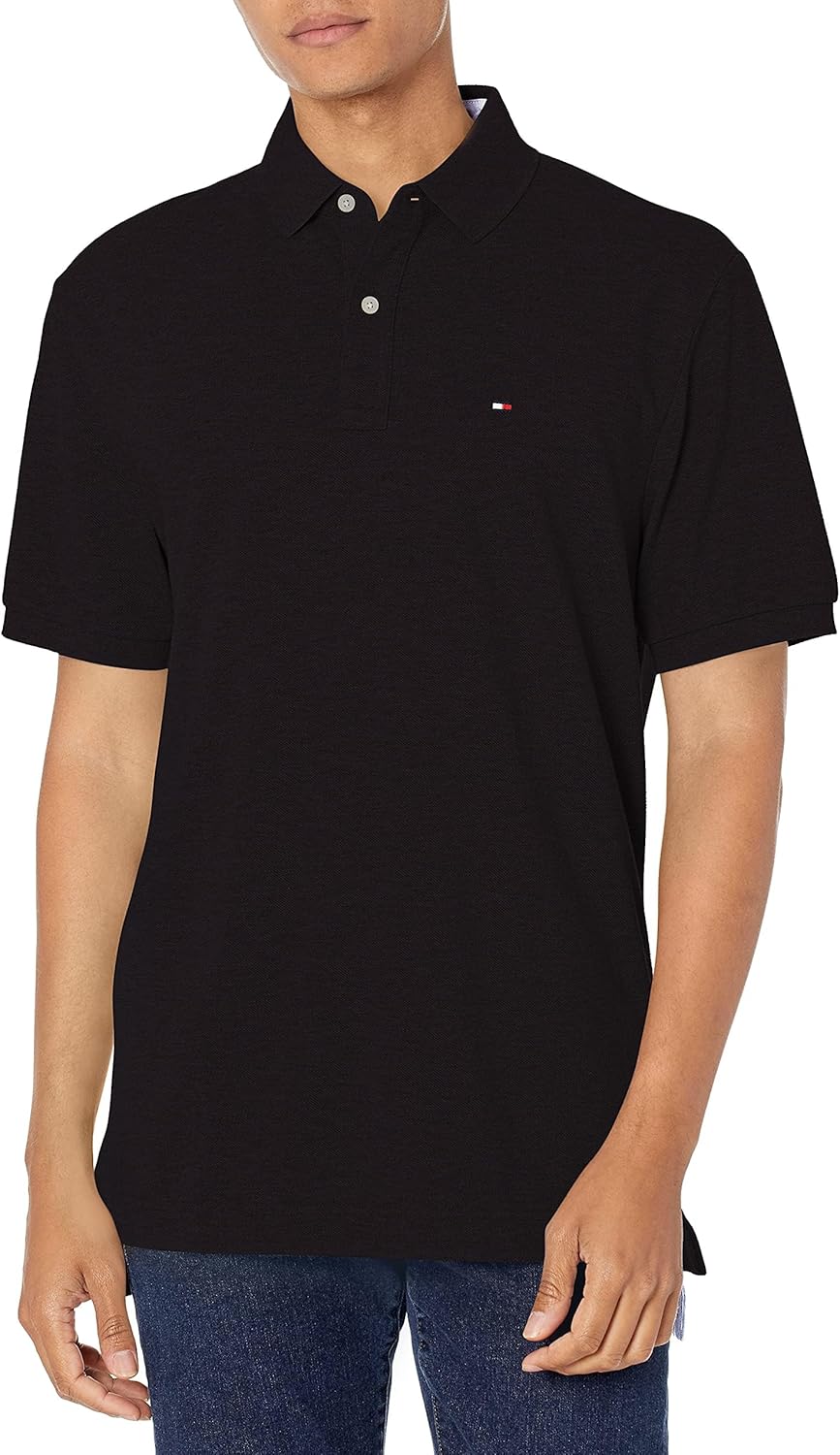 Tommy Hilfiger Men's Short Sleeve Cotton Pique Polo Shirt in Classic Fit