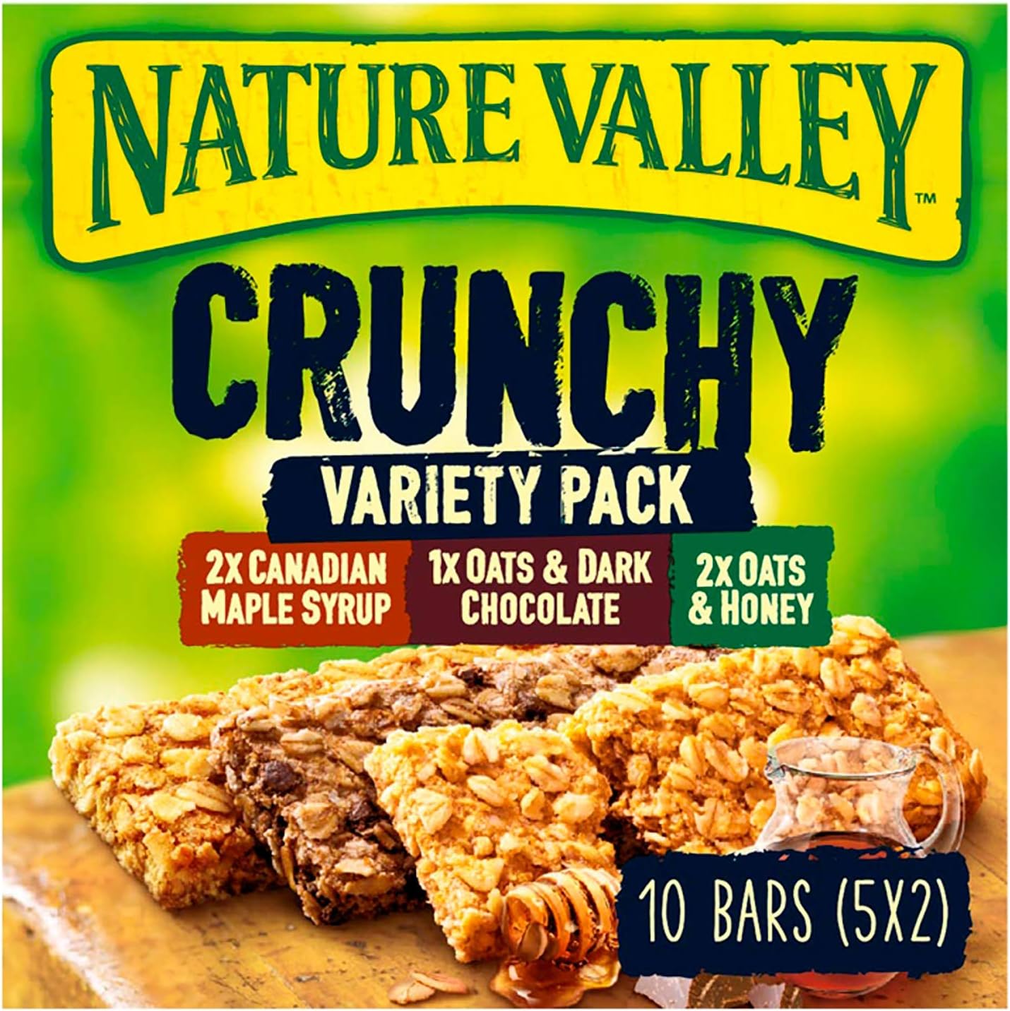 Nature Valley Crunchy Variety Granola Bars, 5 x 210 g, Pack of 5