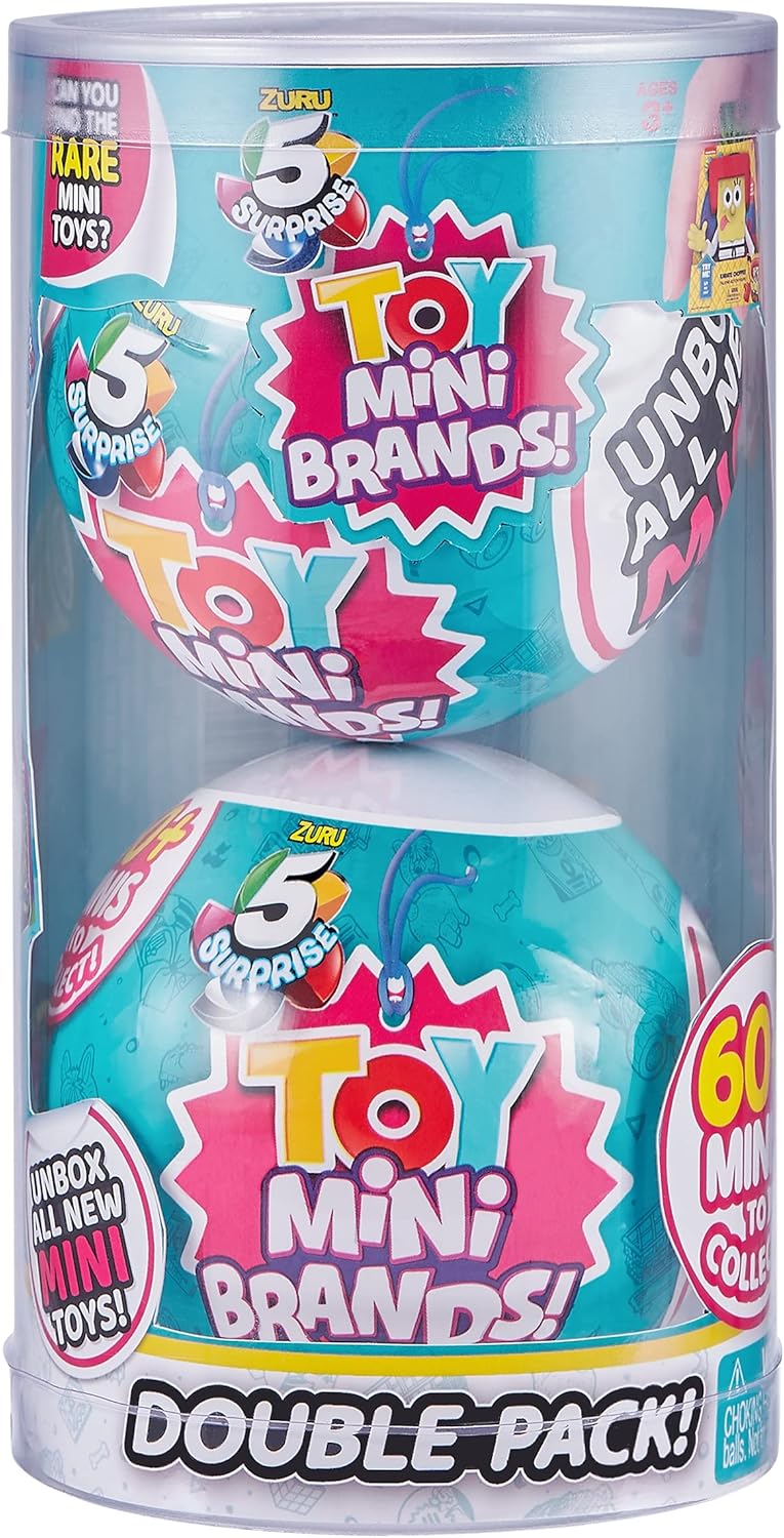 5 Surprise Toy Mini Brands Capsule Collectible Toy (2 Pack)