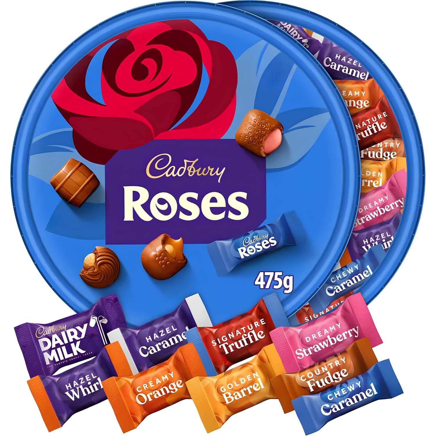 Cadbury Roses Milk Chocolate Tub 475g