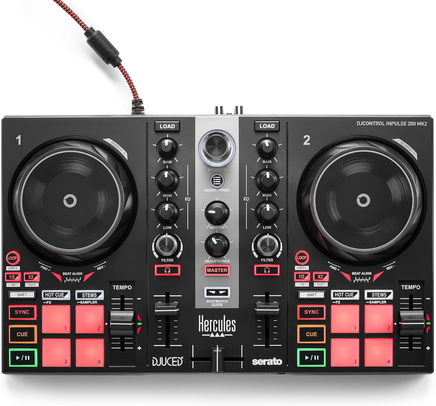 Hercules DJ Controller, Black (4780940)