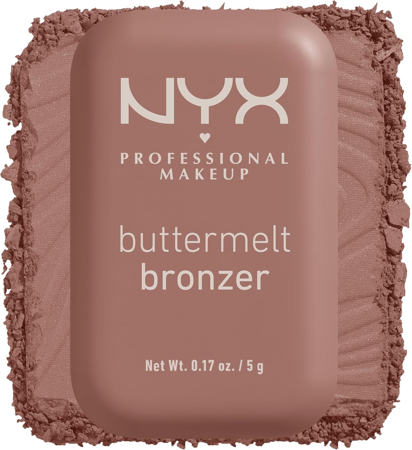 NYX Professional Makeup Buttermelt Powder Bronzer, Up To 12H Wear, Fade & Transfer Resistant, Shade: All Butta'd Up
