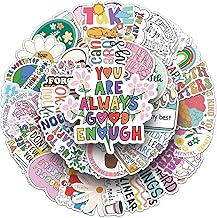 100PCS Mental Health Stickers,Mental Health Awareness Decals Vinyl Waterproof Stickers for Water Bottle Laptop Luggage Helmet Skateboard Guitar Scrapbook Phone Gifts