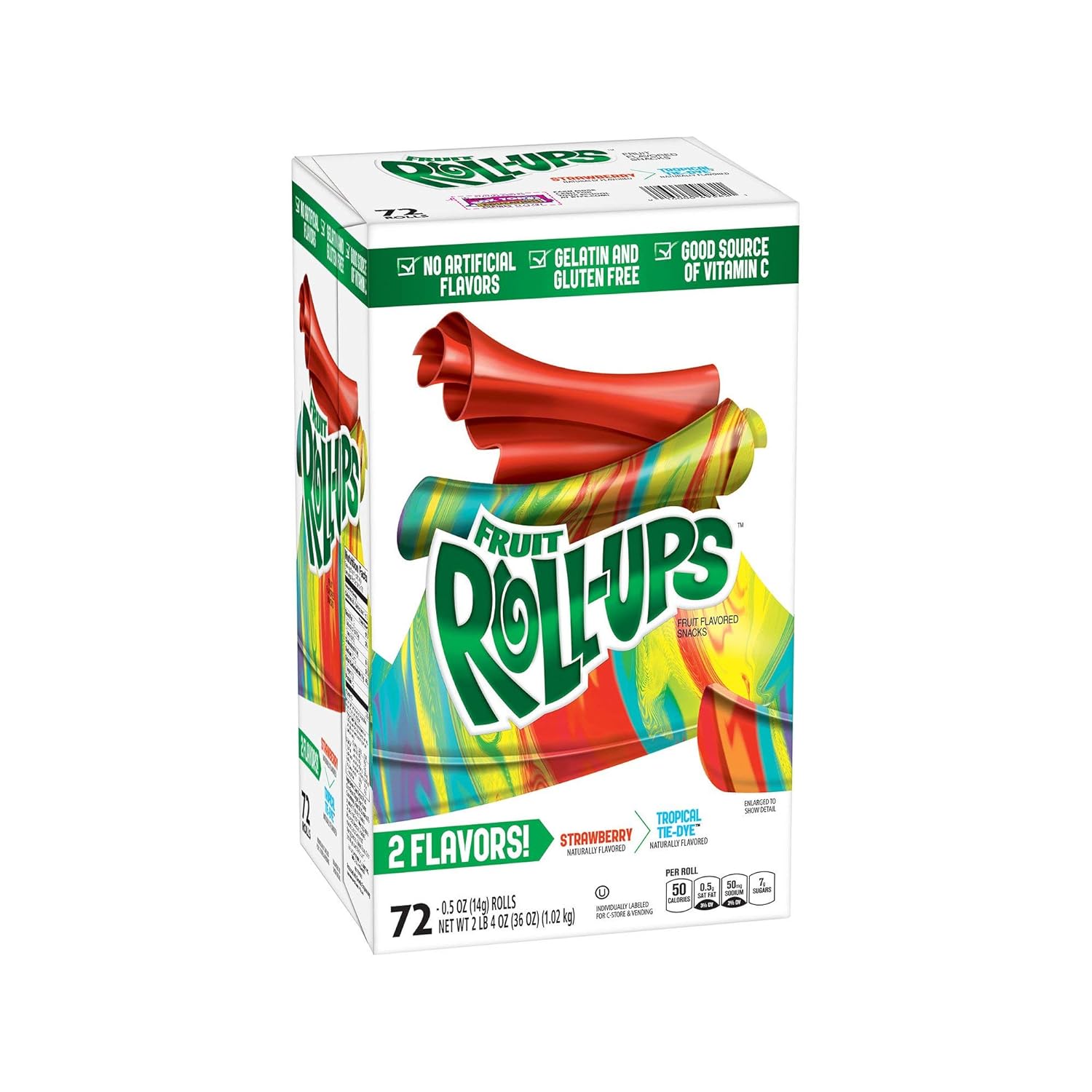 An Item of Fruit Roll-Ups Variety Pack (.5 oz, 72 ct.) - Pack of 1 - Bulk Disc