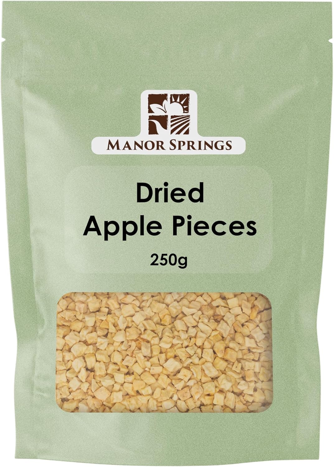 Dried Apple Pieces (Diced) 250g by Manor Springs