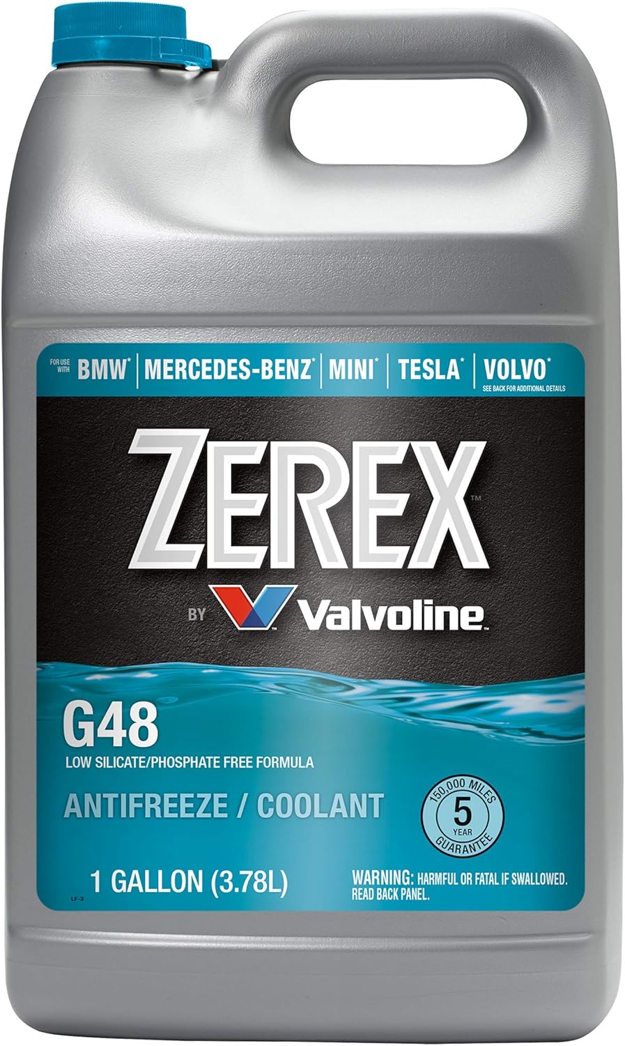Valvoline Zerex G48 Concentrate Antifreeze/Coolant 1 GA