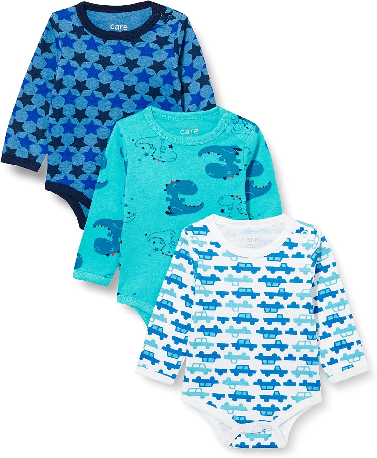 Care Baby Boys' Bodysuit (Pack of 3)