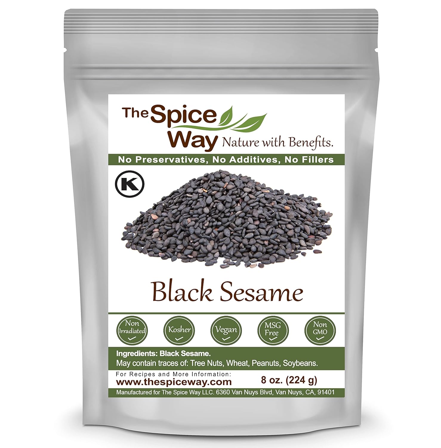 The Spice Way Black Sesame Seeds - 8 oz