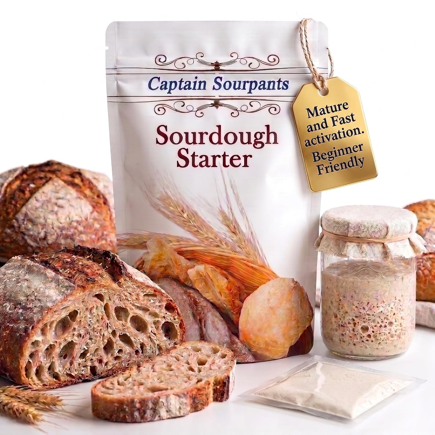 Mature Sourdough Starter Culture – Dehydrated 100+ Year Old Starter Kit