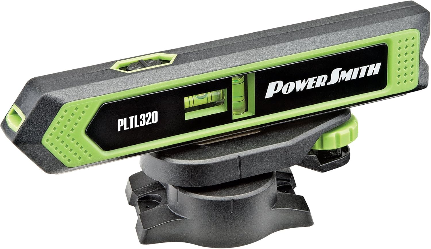 PowerSmith PLTL320 Torpedo Laser Level and Pointer with Magnetic Back, Mounting Base, 360° Rotation, and Batteries, Red