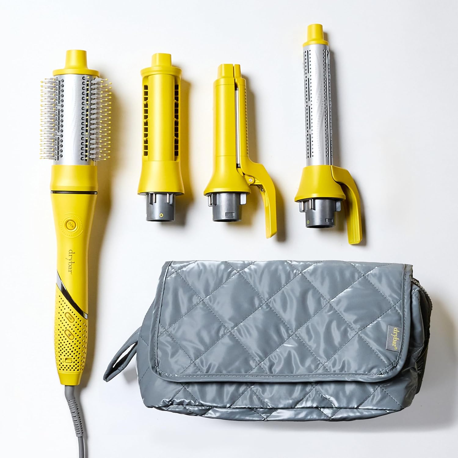 Drybar All-Inclusive Air + Active Heat 8-in-1 Multi-Styler, for Fast Drying, Long-Lasting Curls, Blowouts, Sleek Styles - Wet or Dry Styling Made Easy, 120V