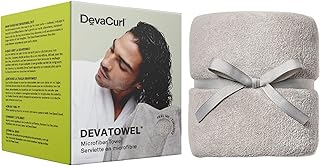 DevaCurl Microfiber Anti-Frizz Hair Towel | Gently Dries | Gray