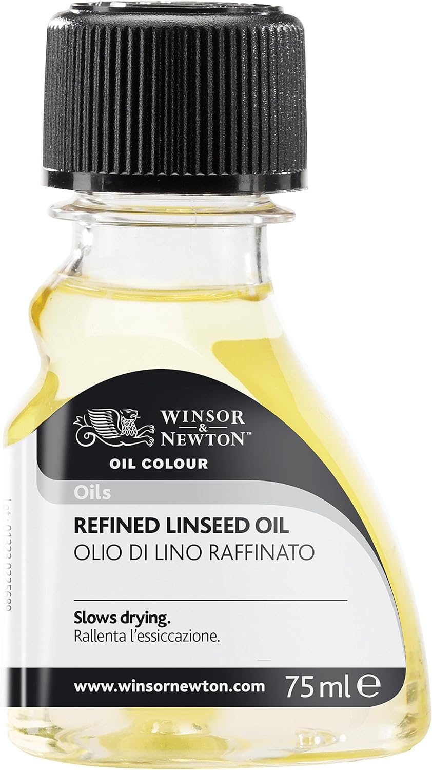 Winsor & Newton, Oil Medium, Refined Linseed Oil, 75 ml (Pack of 1)