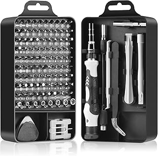 Precision Screwdriver Set, Professional Grade 115 in 1 Magnetic Repair Tool Kit for Electronics, Computer, iPhone, Laptop, Game Console, Watch, Eyeglasses, Modding, and DIY Projects