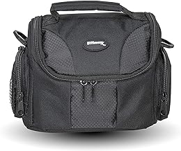Medium Soft Padded Digital SLR Camera Travel Case/Bag with Clip-on Detachable and Adjustable Strap for Pentax K-3, K-3 II, K-5, K-5 II, K-30, K-50, K-500, K-1000 and Similar Models