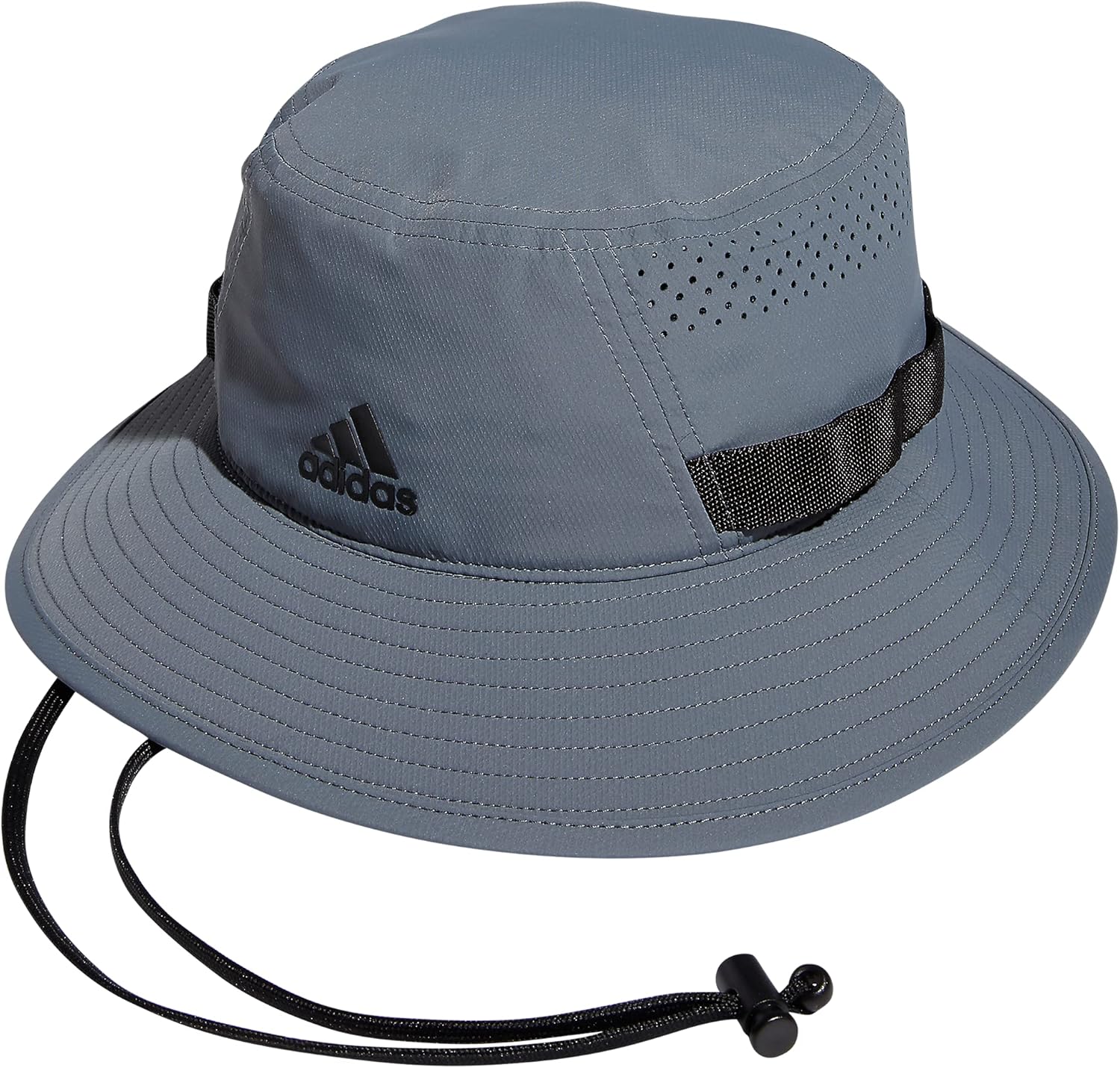 adidas Men's Victory Bucket Hat outdoors and sideline wide brim style for sun protection